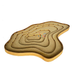 AGATE Multilayer Wall Art - Irregular Set of 4 Pieces