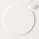 Round Pre-Primered White MDF Plain Art Base - Ideal For Resin Art and Name Plates DIY Project