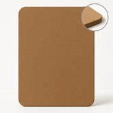 Rectangle With Rounded Corners MDF Plain Art Base - Ideal For Resin Art and Name Plates DIY Projects