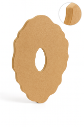 Geode MDF Plain Art Base - Ideal For Resin Art and DIY Projects