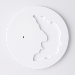 Agate Cavity MDF Clock Base In White Acrylic Primer (Gesso) - Ideal for Resin DIY Projects