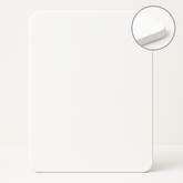 Rectangle With rounded corners - Pre Primered White MDF Plain Art Base - Ideal For Resin Art and Name Plates DIY Projects
