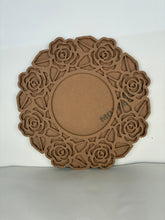Flower Design Wall Clock & Art for Resin art