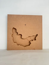 Agate Square MDF Clock Base with Machine Slot