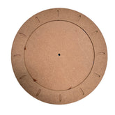 MDF 12mm Thick Clock Base With 4mm Border Ring - KCCB01