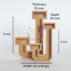 Engraved MDF Letters For Art&Craft