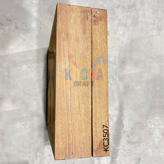 Box type 2 side Acrylic Flower Preservation wooden Frame (KC3507) – Elegant Wooden Memory Keepsake