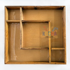 Fancy Pattern Wooden Flower Preservation Box