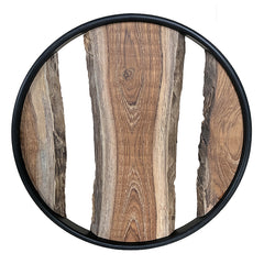 Natural Wooden Art Base with MDF Ring - Set Of 3 Pieces