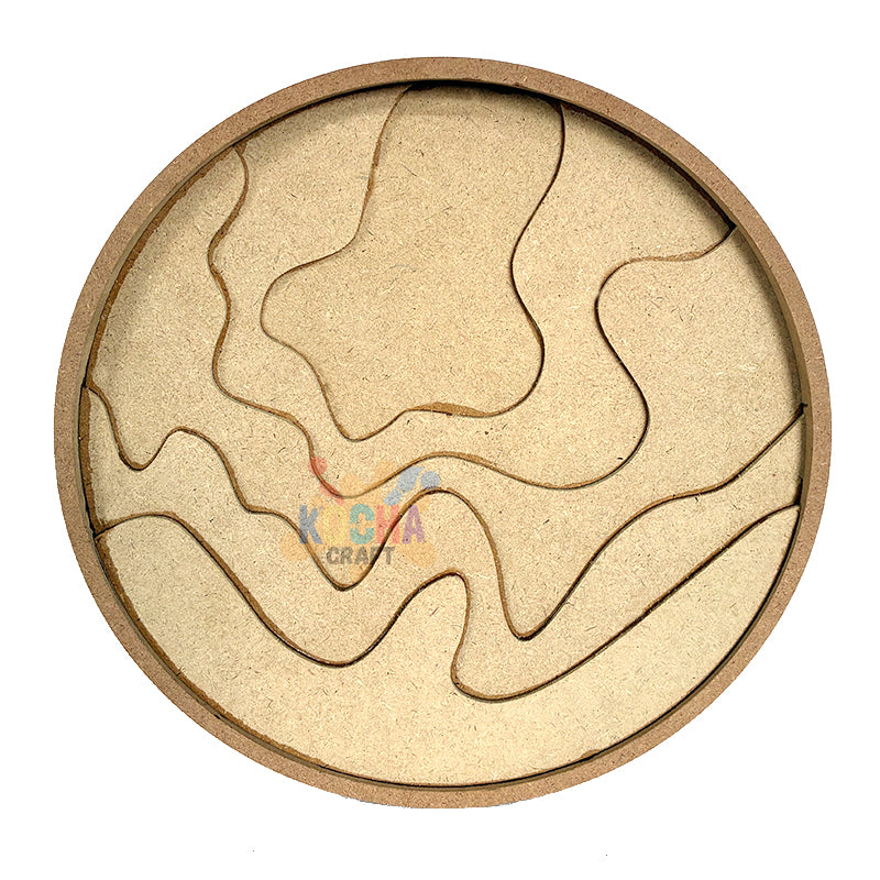 AGATE Multilayer Round Wall Art - KCAM1