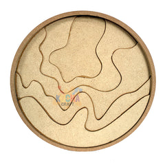 AGATE Multilayer Round Wall Art - KCAM1
