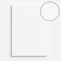 Rectangle Pre Primered White MDF Plain Art Base - Ideal For Resin Art and Name Plates DIY Projects