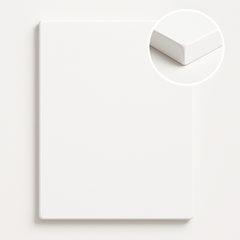 Rectangle Pre Primered White MDF Plain Art Base - Ideal For Resin Art and Name Plates DIY Projects