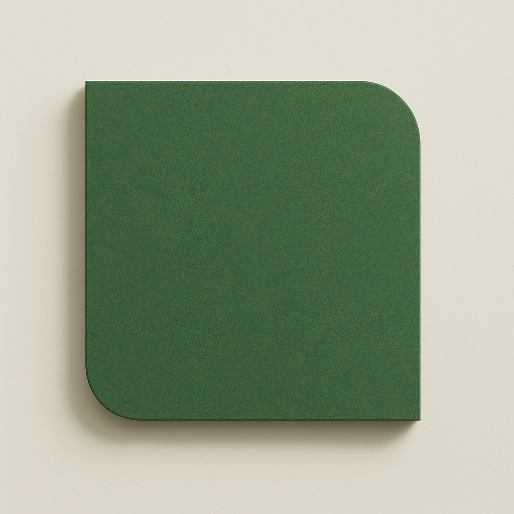 Two Corner Rounded Square HDF Art Base for Resin Art - Ideal For Resin Art And Name Plates DIY Project