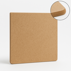 Square MDF Plain Art Base - Ideal For Resin Art and Name Plates DIY Projects