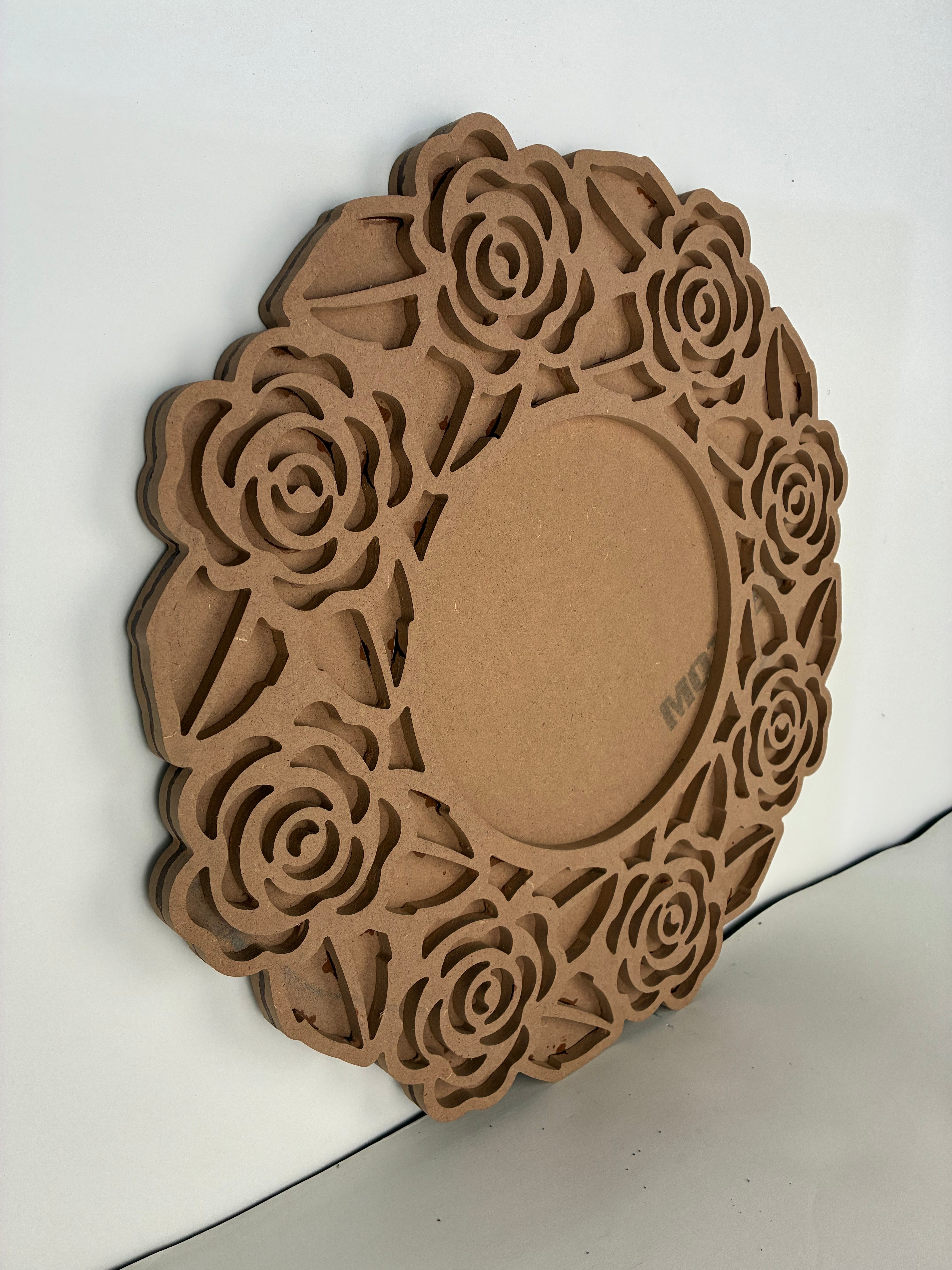 Flower Design Wall Clock & Art for Resin art