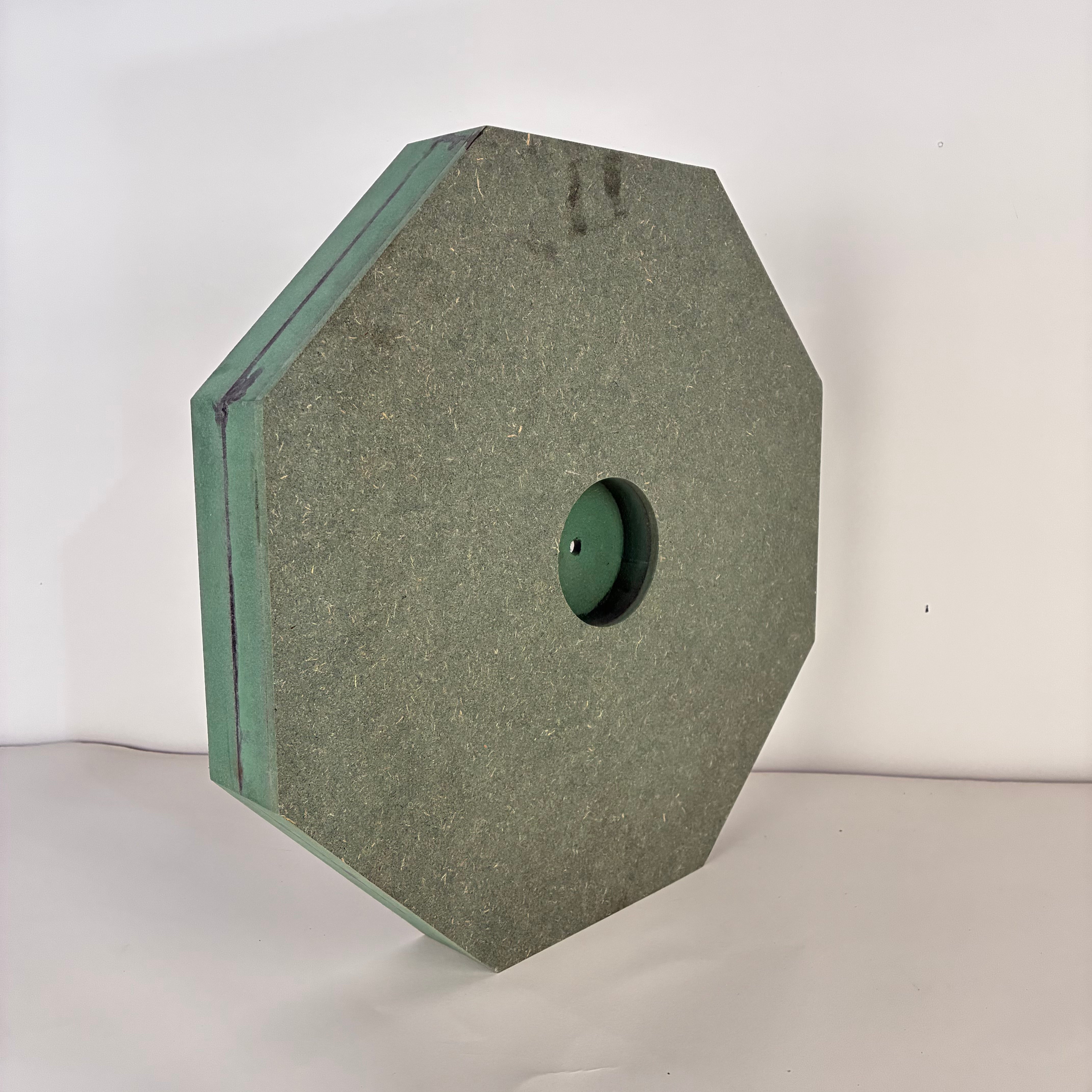 Cavity Clock (Octagon Shape) HDF Base with Acrylic Lead for Resin Art