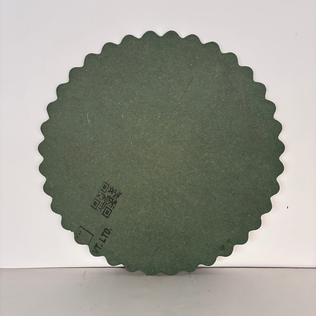 Rounded Zigzag Border Base (Green HDF)