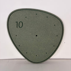 CrossEgg Clock Base with Engraved Dots and Groove