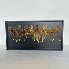 7 horse Wall Frame