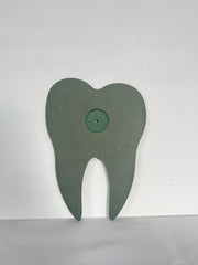 Teeth Shape HDF Clock Base