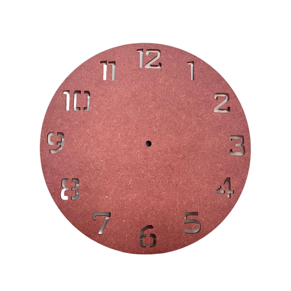 Round Clock Base With Number Cutout