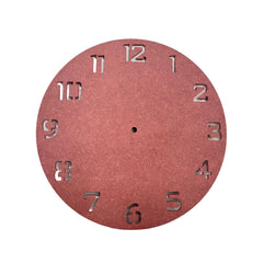 Round Clock Base With Number Cutout