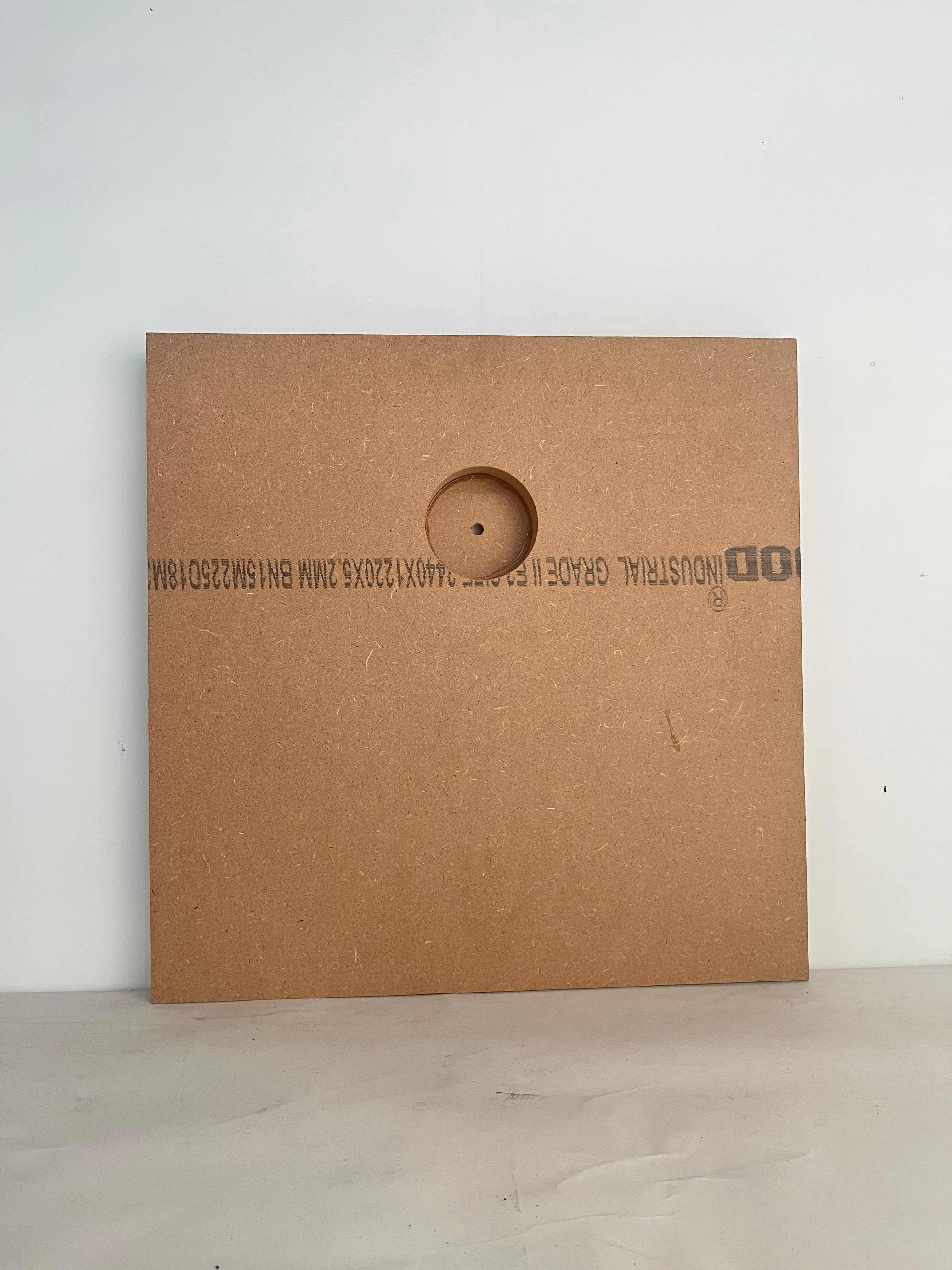 Agate Square MDF Clock Base with Machine Slot