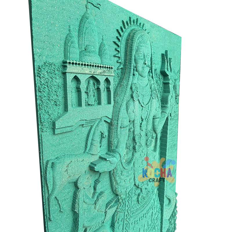 Khodiyar Maa 3D HDF Wall Art Piece