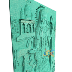 Khodiyar Maa 3D HDF Wall Art Piece