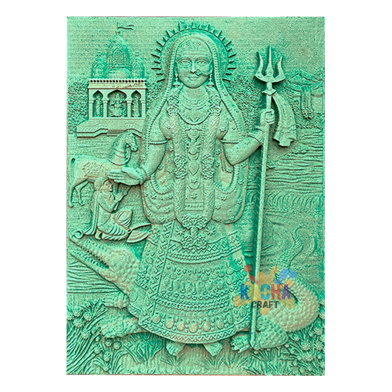 Khodiyar Maa 3D HDF Wall Art Piece