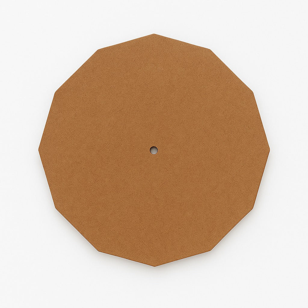 12Side (Dodecagon) MDF Plain Art Base For Clock - Ideal For Resin Art and  DIY Project