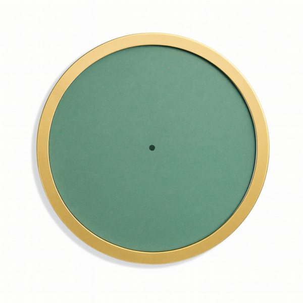 Clock Base with Acrylic Gold Ring And Front Depth - Ideal for 12Month Baby Clock