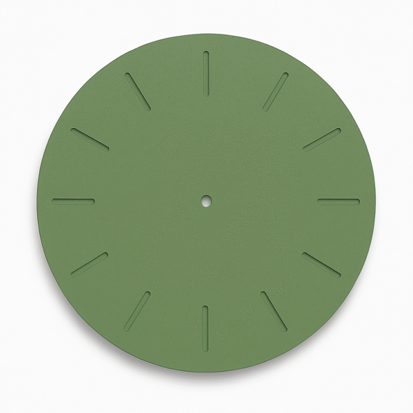 Sharp HDF Round Fancy Clock Base - With Grooved Dial (Size - 12/14/15/16/18/20 Diameter) - Ideal For Resin Art And DIY Projects - Without Primer & With White/Black Primer
