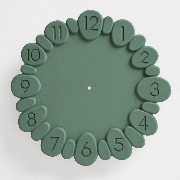 Pebble Clock Base for Resin Art (Size - 15/18/24 Inch) - Ideal For Resin Art And DIY Projects - Without Primer & With White/Black Primer