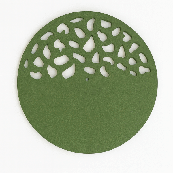 Designer HDF Clock Base (KC1504)(Size - 12/14/15/16/18 Diameter) - Ideal For Resin Art And DIY Projects - Without Primer & With White/Black Primer