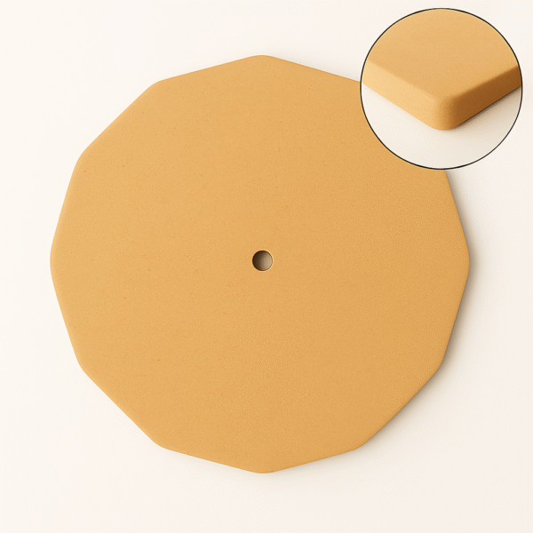 Smooth Edge Dodecagon MDF Clock Base (Medium Size- 12/14/15/16 inch)- Ideal For Resin Art And DIY Projects - Without Primer & With White/Black Primer