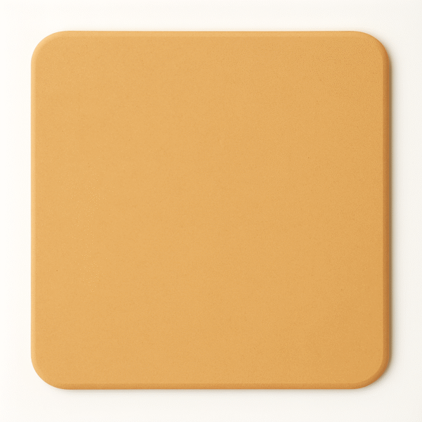 Sharp Rounded Corner Square MDF Plain Art Base (Medium Size- 12/14/15/16 inch) - Ideal For Resin Art And DIY Projects - Without Primer & With White/Black Primer