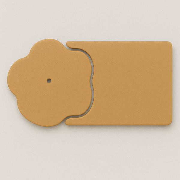 Smooth Fancy 2 Part MDF Art Base For Resin Clock(Size- 10/18, 11/21, 13/24, 14.5/27, 16/30) - Ideal For Resin Art and DIY Project- Ideal For Resin Art And DIY Projects - Without Primer & With White/Black Primer