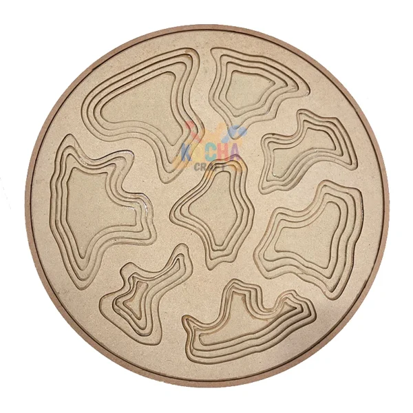 AGATE Multilayer Round Wall Art - KCAM4