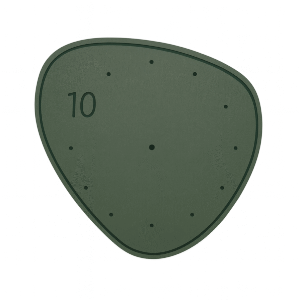 CrossEgg Clock Base with Engraved Dots and Groove(Size - 12/14/16/18/20/24 inch) - Ideal For Resin Art And DIY Projects - Without Primer & With White/Black Primer