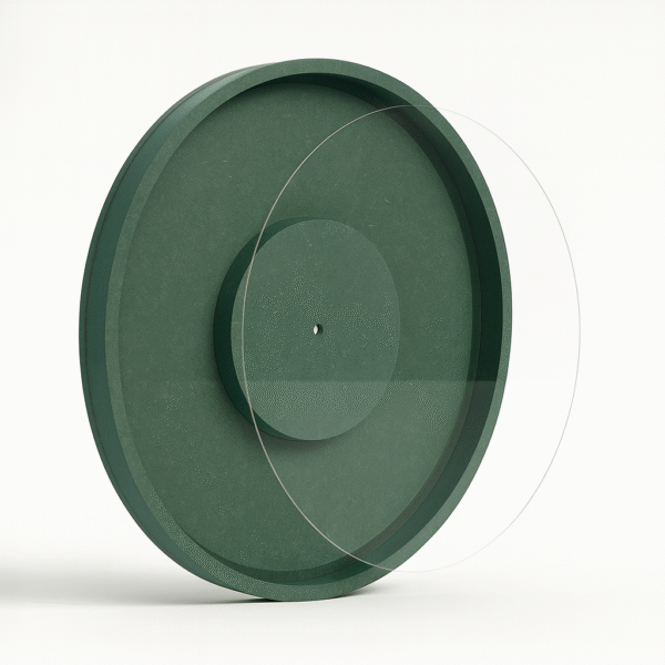 Cavity Clock (Round Shape) HDF Base with Acrylic Lead for Resin Art (Size-14/16/18 inch) - Ideal For Resin Art And DIY Projects - Without Primer & With White/Black Primer