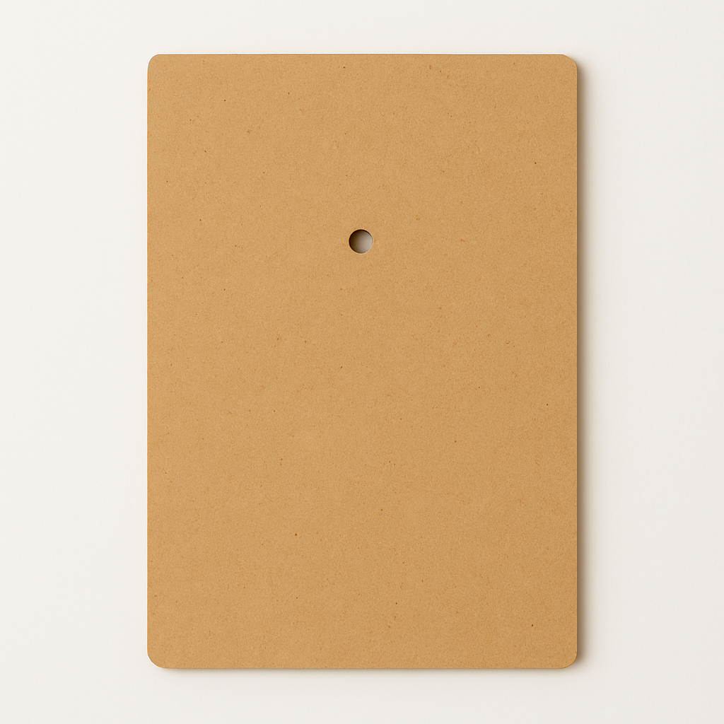 40 Sharp Edge Rectangle MDF Clock Base (Medium Size- 9/12,10/15,10/16,12/16,12/18 inch) - Ideal For Resin Art And DIY Projects - Without Primer & With White/Black Primer - Image 1