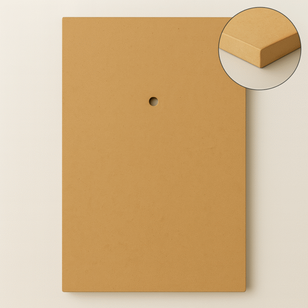 Smooth Edge Rectangle MDF Clock Base (Medium Size- 9/12,10/15,10/16,12/16,12/18 inch) - Ideal For Resin Art And DIY Projects - Without Primer & With White/Black Primer