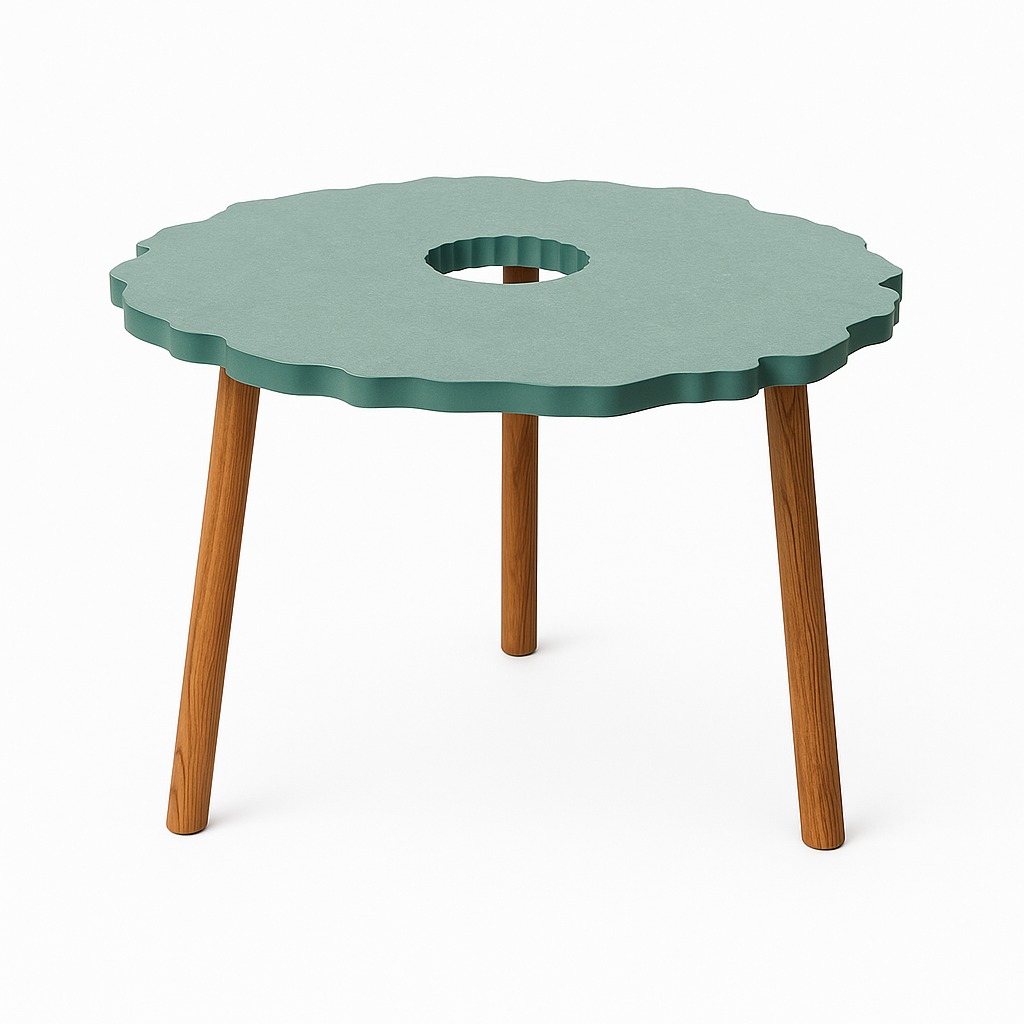 WhatsApp Image 2025-10-28 at 2.43.19 PM Geode Round Coffee Table With 3 Legs - For Resin Art – DIY Projects, Hobbies - Image 1