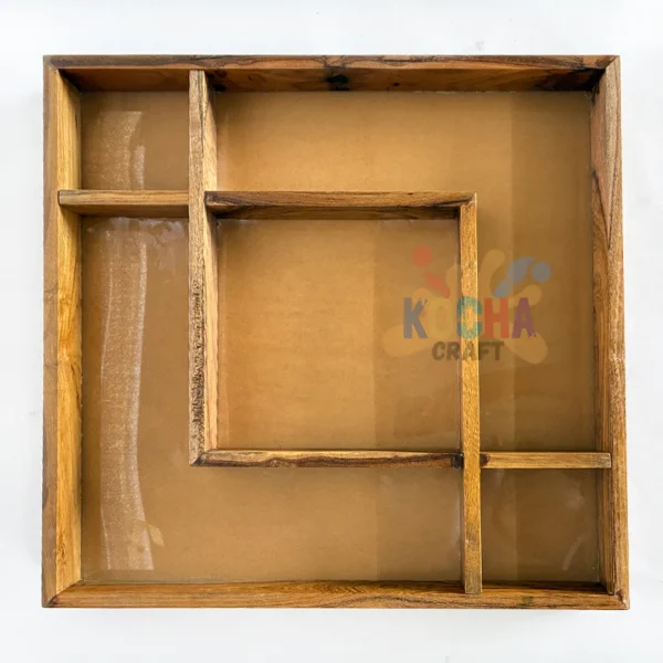 Fancy Pattern Wooden Flower Preservation Box