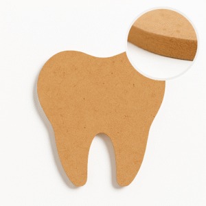 Teeth Shape MDF Art Base - Ideal For Resin Art And DIY Projects