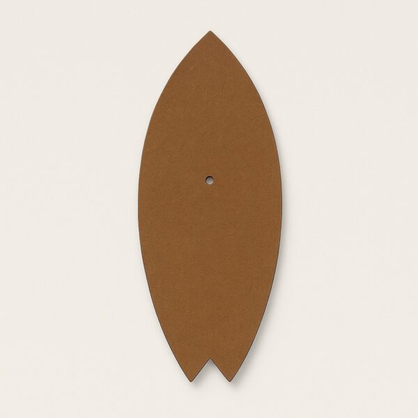 Surfboard-Shaped MDF Wall Clock Base -  Ideal For Resin Art And DIY Projects