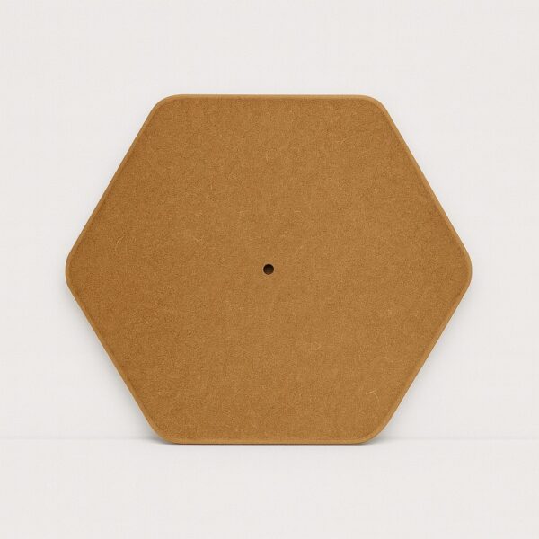 Hexagon Shape MDF Clock Base -  Ideal For Resin Art and DIY Project