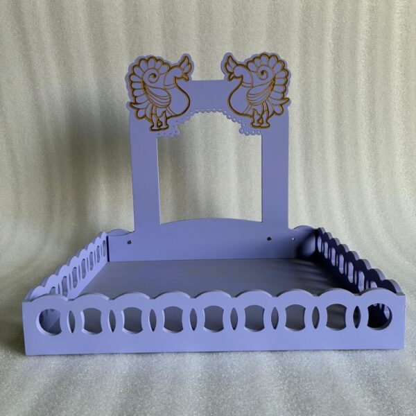 Couple Peacock Tray (4 pcs Set) for Any Function